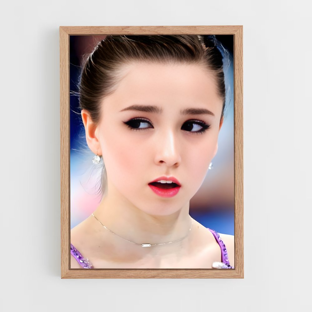 Poster Kamila valieva enchanteurs – affiche Patinage artistique (vue 4)